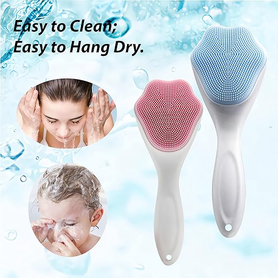 2 PCS MEDICATED FACIAL CLEANSING BRUSH